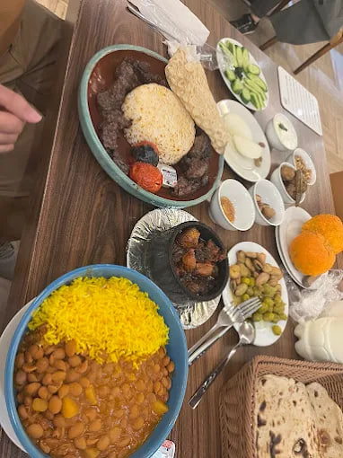 غذای رستوران کباب مهدی