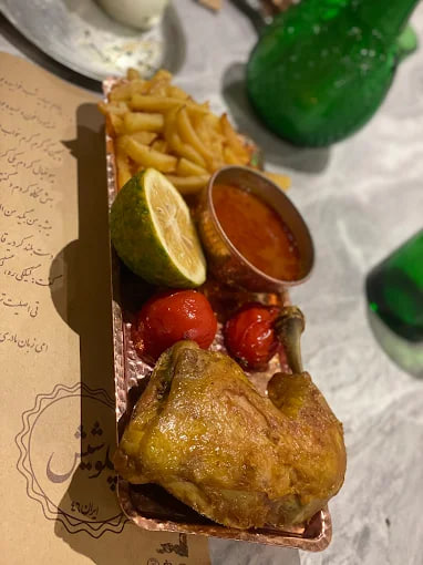 غذای چلوشیش گرمابه