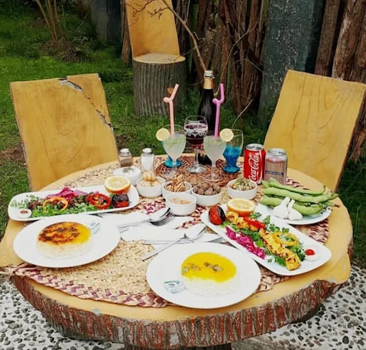 غذای باغ رستوران پرنیان