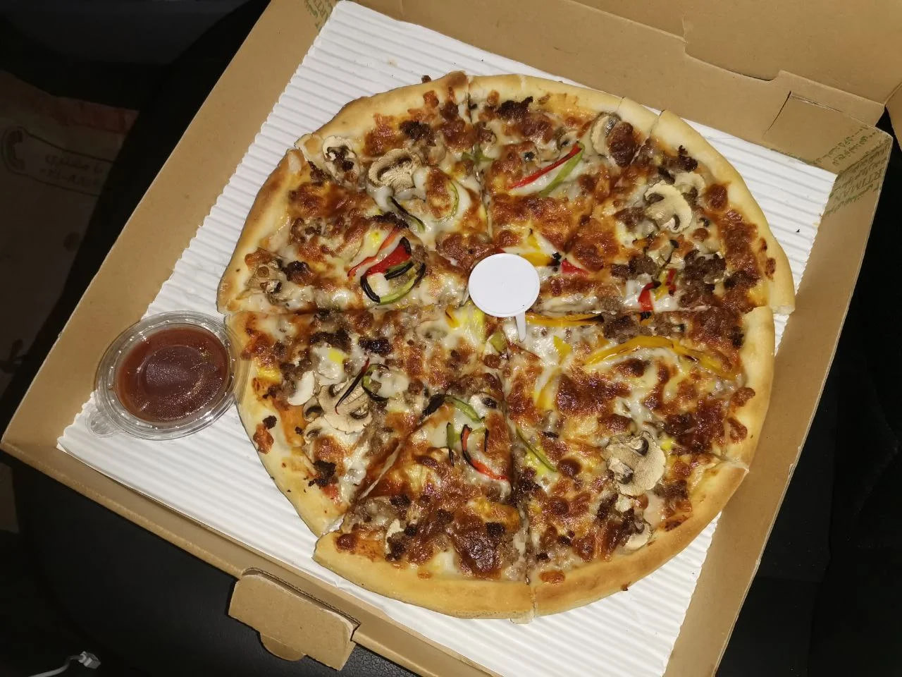 برگر زغالی هفده رشت