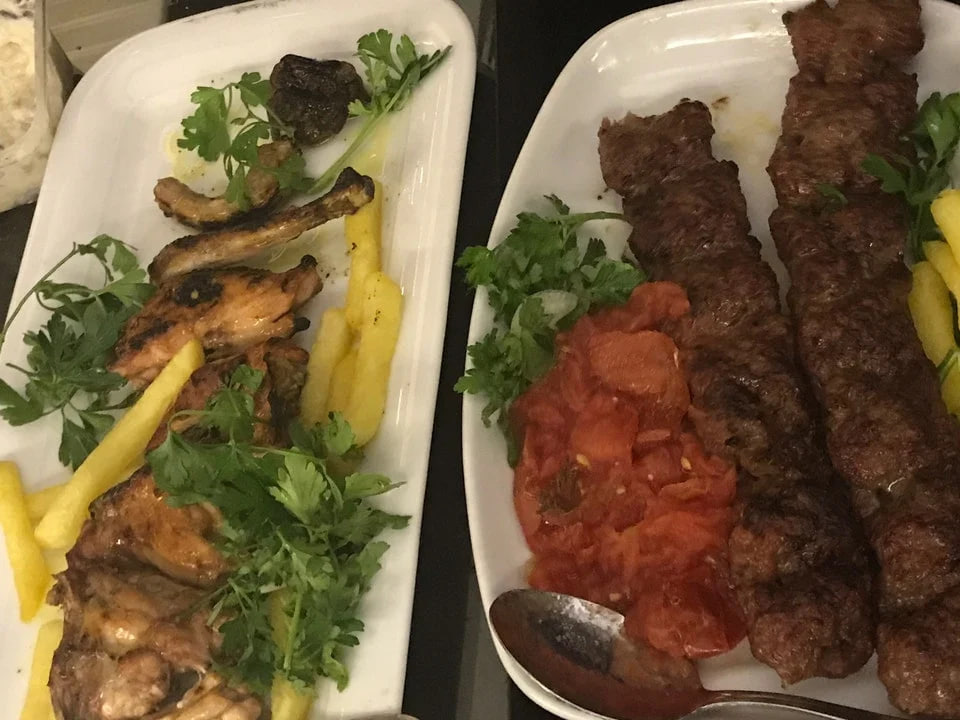 غذای رستوران اسماعیل کوروش