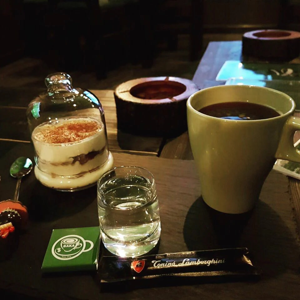 منوی کافه باکا