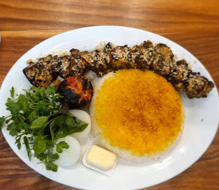غذای رستوران شهر کباب