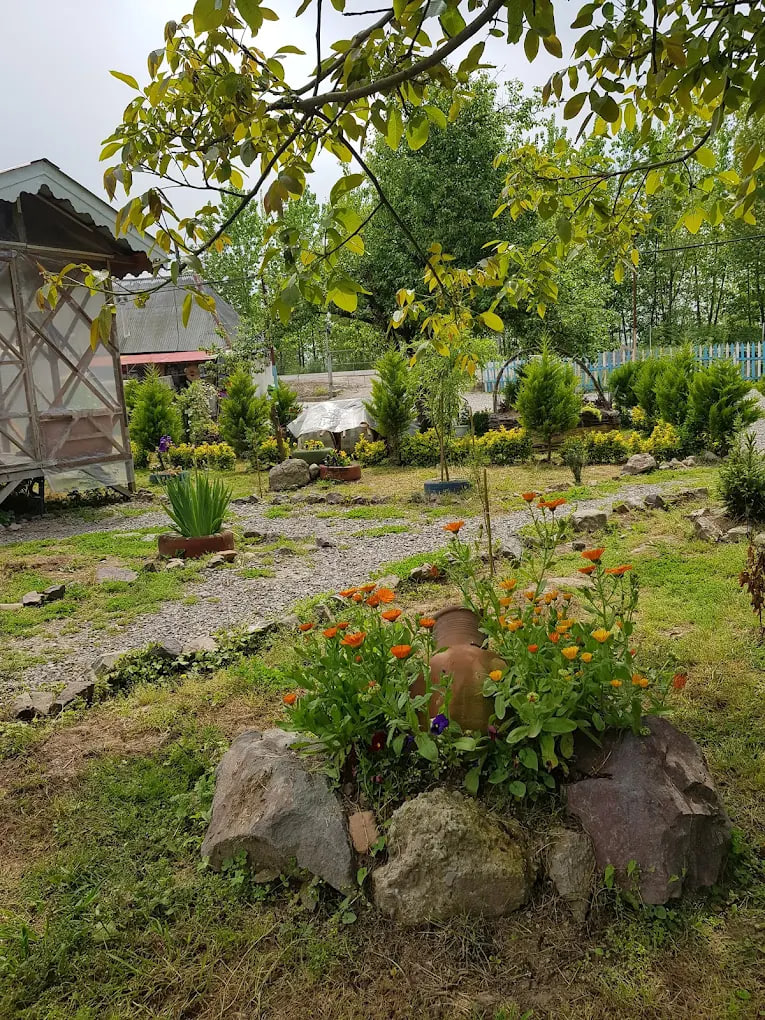 محیط باغ رستوران سفیر